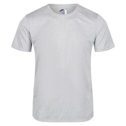 Camiseta Fingal Edition Jaspeada para Hombre Gris Plateado