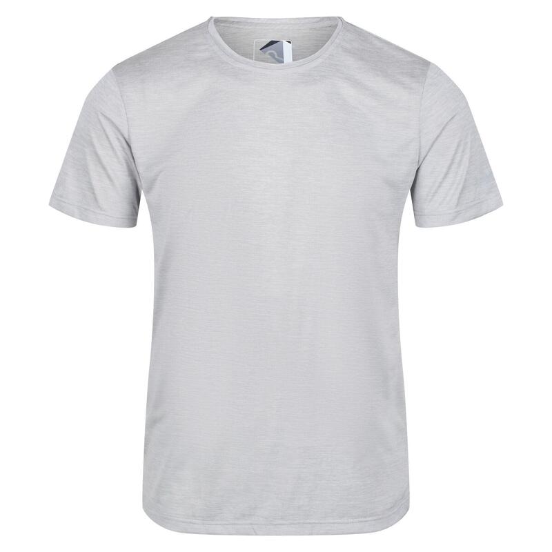 T-Shirt Mesclado Fingal Edition Homem Cinzento Prateado