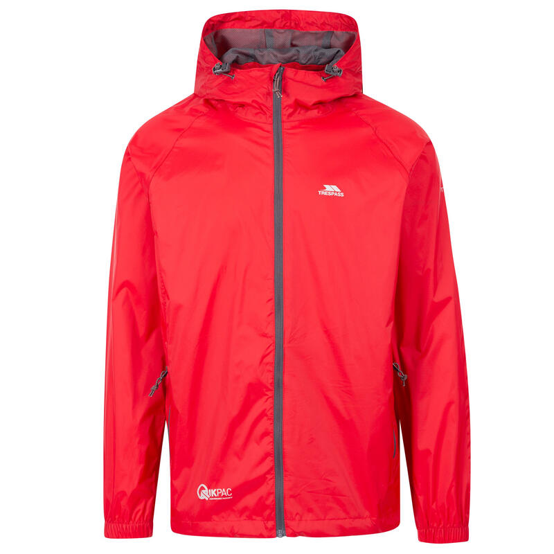 Veste imperméable QIKPAC Unisexe (Rouge)