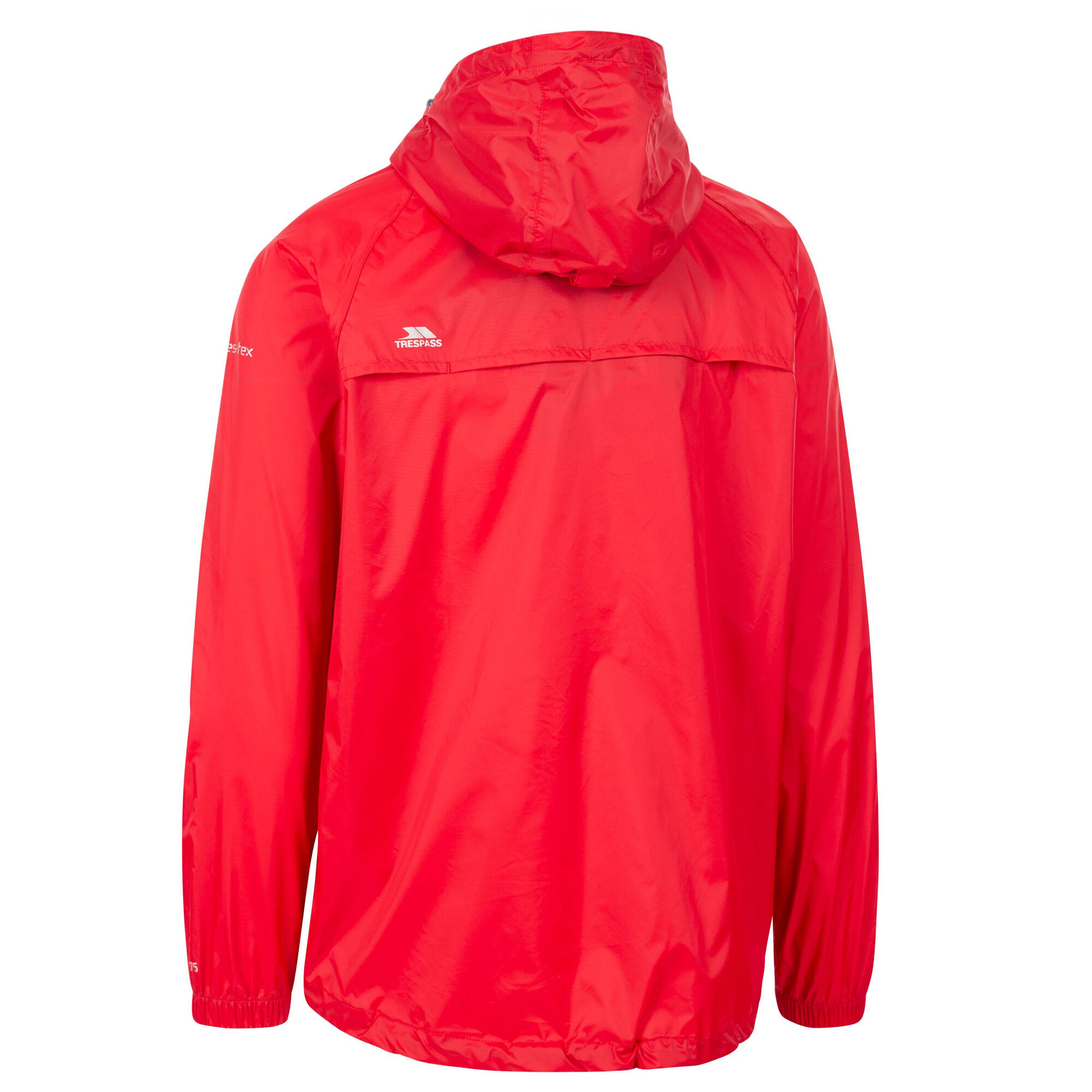 Chaqueta Impermeable Qikpac para Adultos Unisex Rojo 2/5