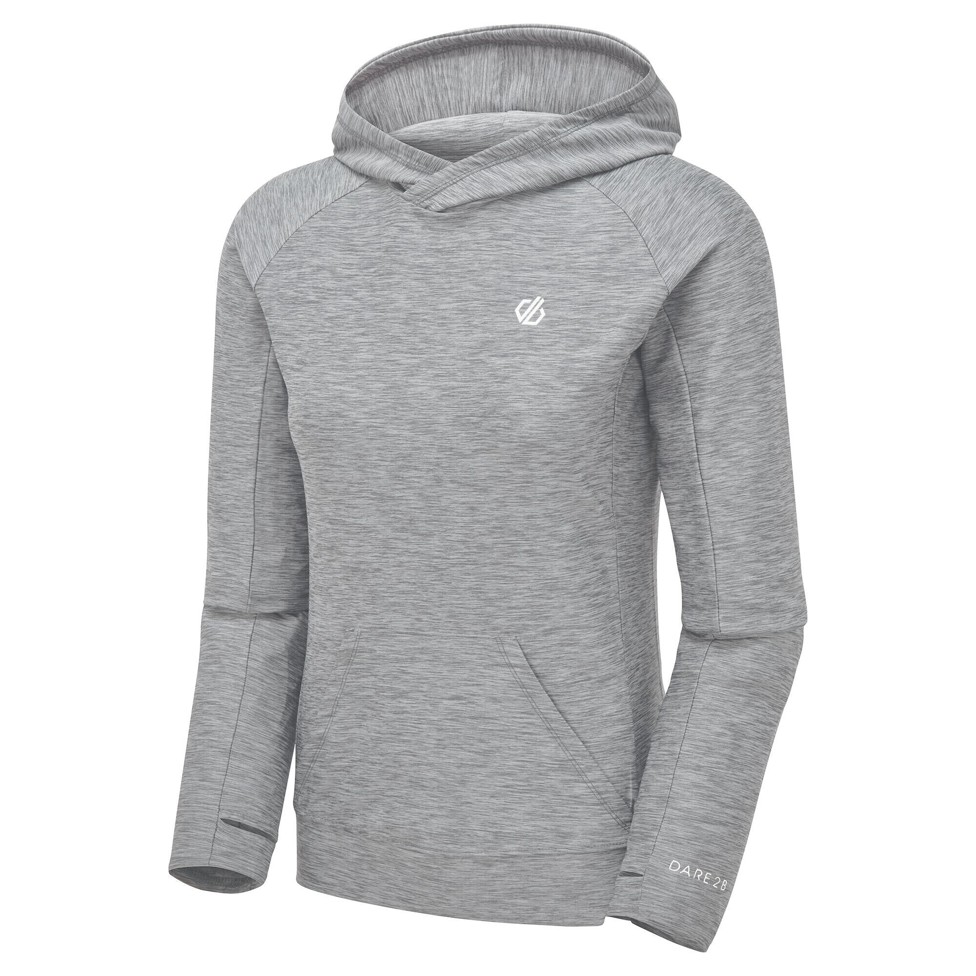 DARE 2B Womens/Ladies Laura Whitmore Sprint City Marl Lightweight Hoodie (Ash Grey)