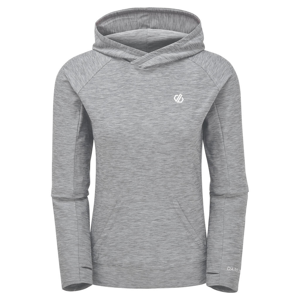 Womens/Ladies Laura Whitmore Sprint City Marl Lightweight Hoodie (Ash Grey)