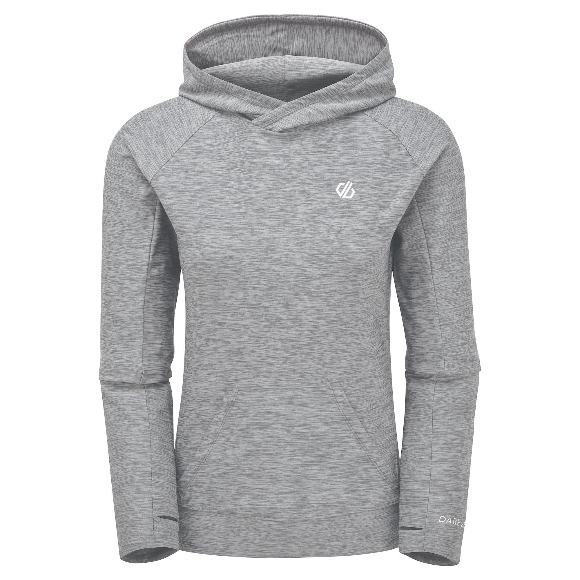 DARE 2B Womens/Ladies Laura Whitmore Sprint City Marl Lightweight Hoodie (Ash Grey)