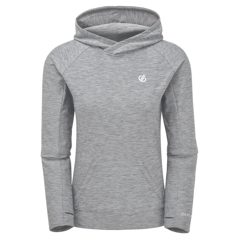 Sudadera Laura Whitmore Sprint City Jaspeada para Mujer Gris Ceniza