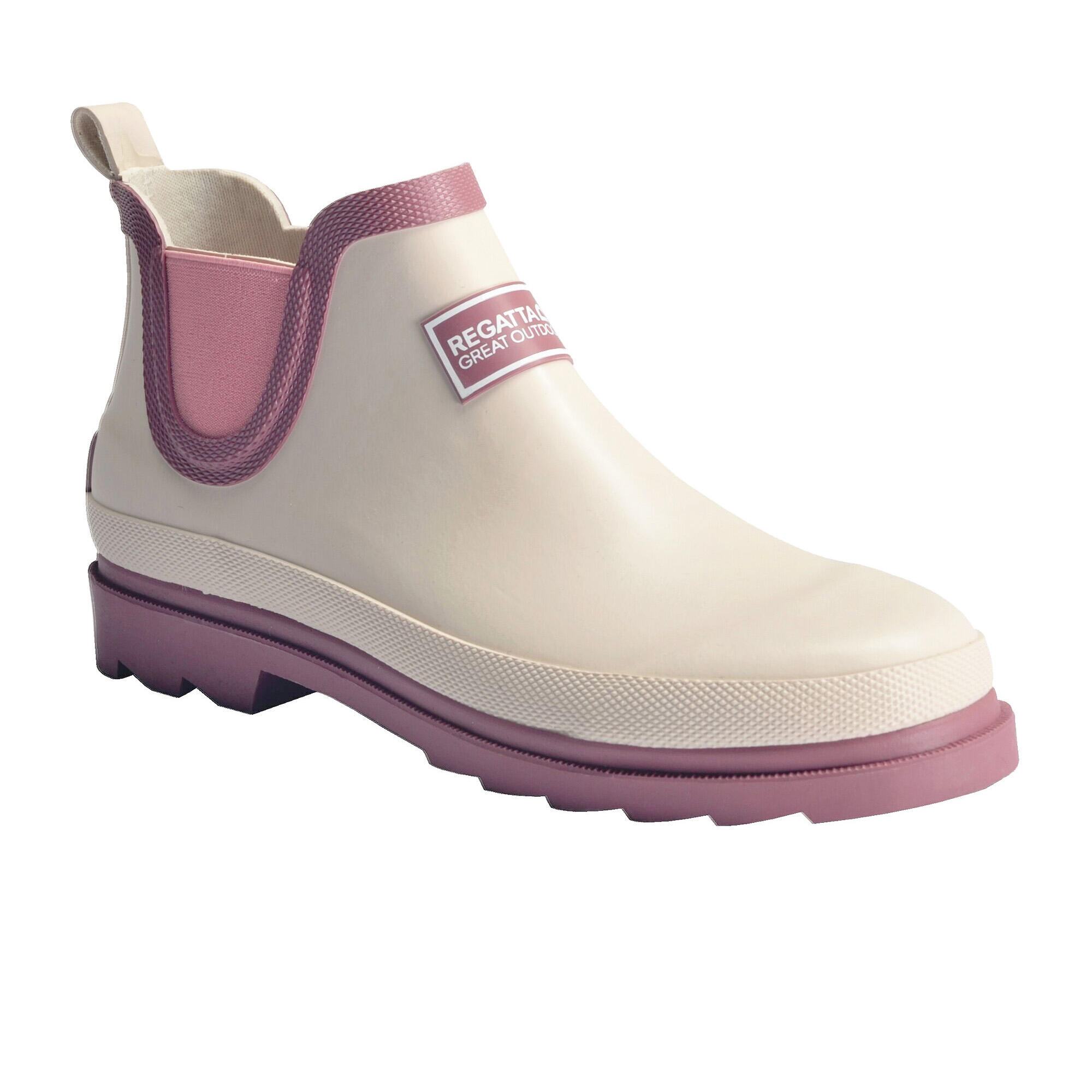 Great Outdoors Womens/Ladies Harper Low Cut Wellington Boots (Light Vanilla) 3/5