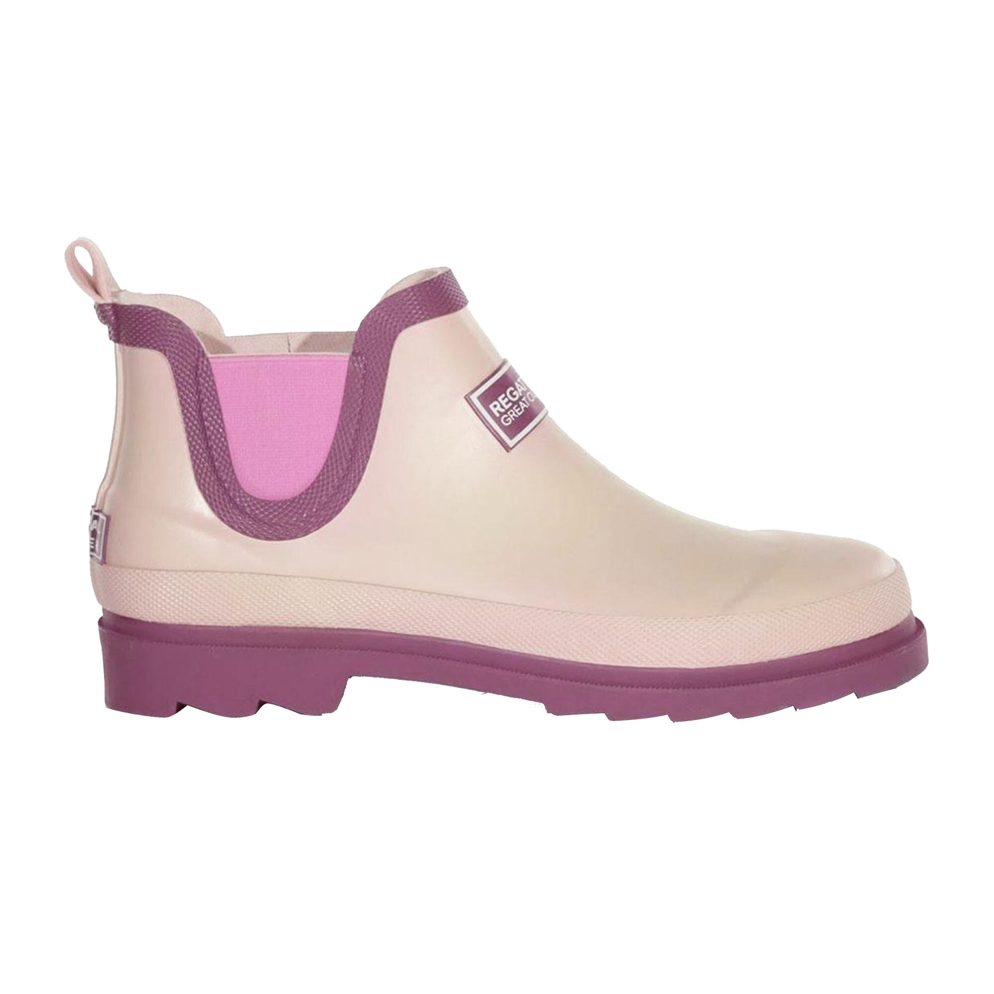 REGATTA Great Outdoors Womens/Ladies Harper Low Cut Wellington Boots (Light Vanilla)