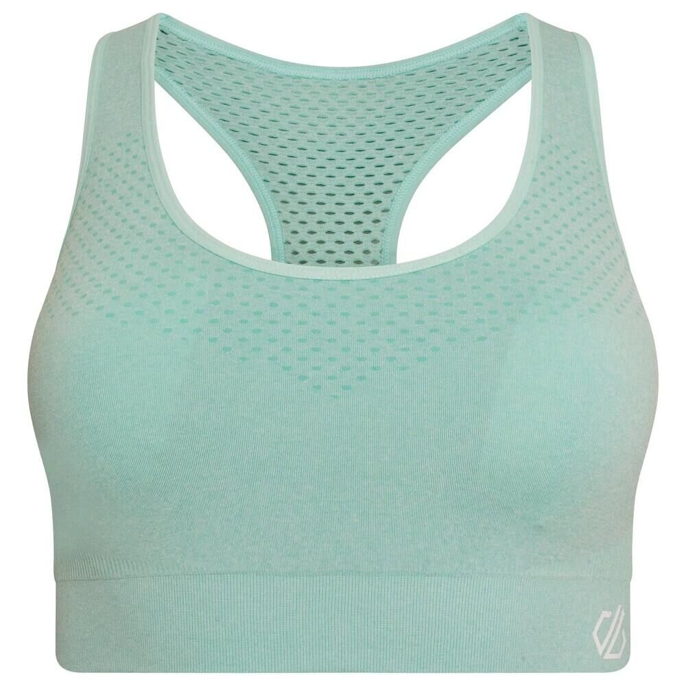 DARE 2B Womens/Ladies Dont Sweat It II Marl Sports Bra (Canton Green)