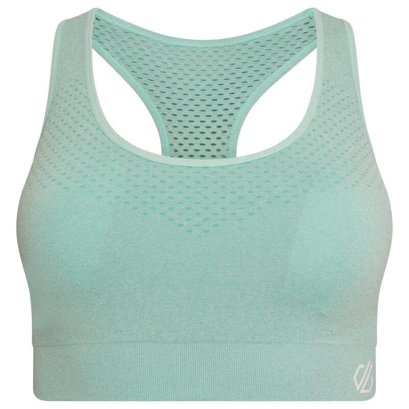 Sujetador Deportivo Don´t Sweat It II Jaspeada para Mujer Verde Cantón