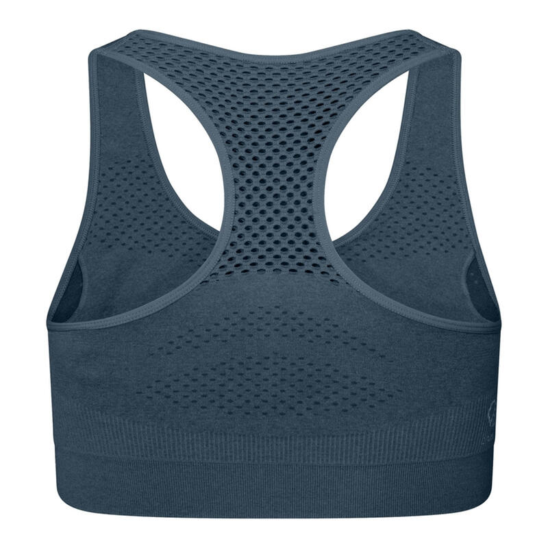 Brassière de sport Femme (Gris bleu)