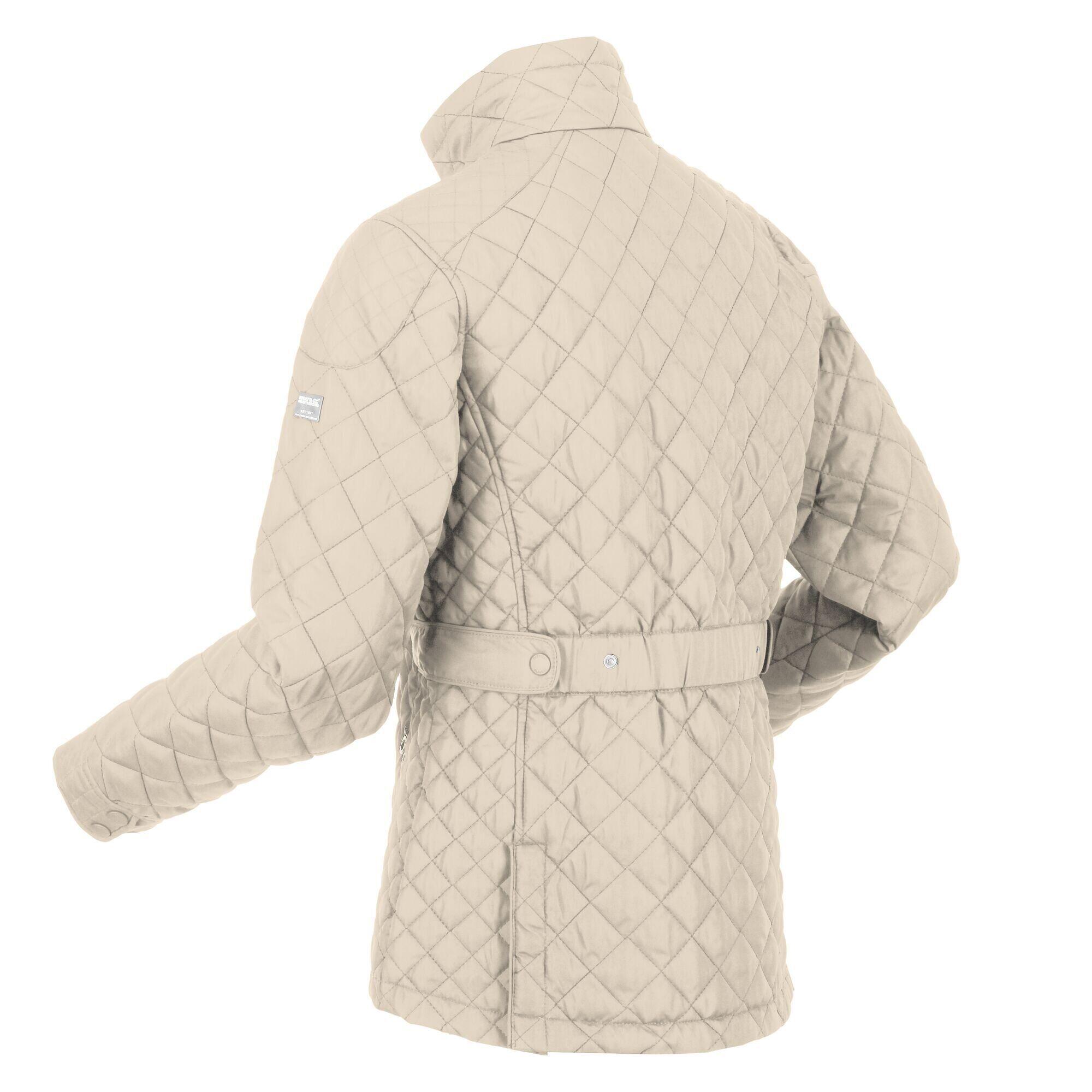 Womens/Ladies Charleigh Quilted Insulated Jacket (Light Vanilla) 3/5