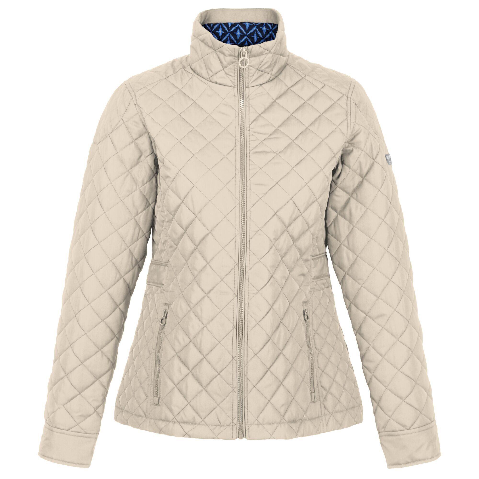 Womens/Ladies Charleigh Quilted Insulated Jacket (Light Vanilla) 1/5