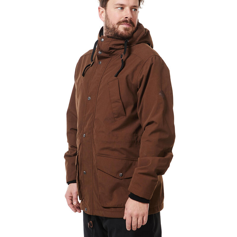 Ski-/Snowboard/ Street Winterjacke Herren - SUMMIT dark brown