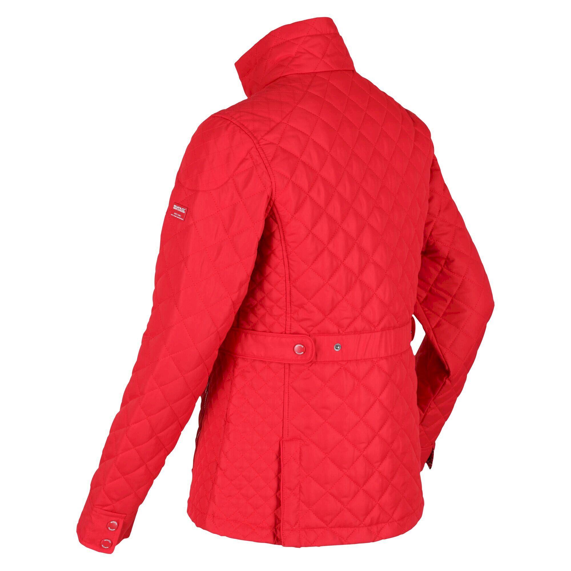Womens/Ladies Charleigh Quilted Insulated Jacket (True Red) 3/5