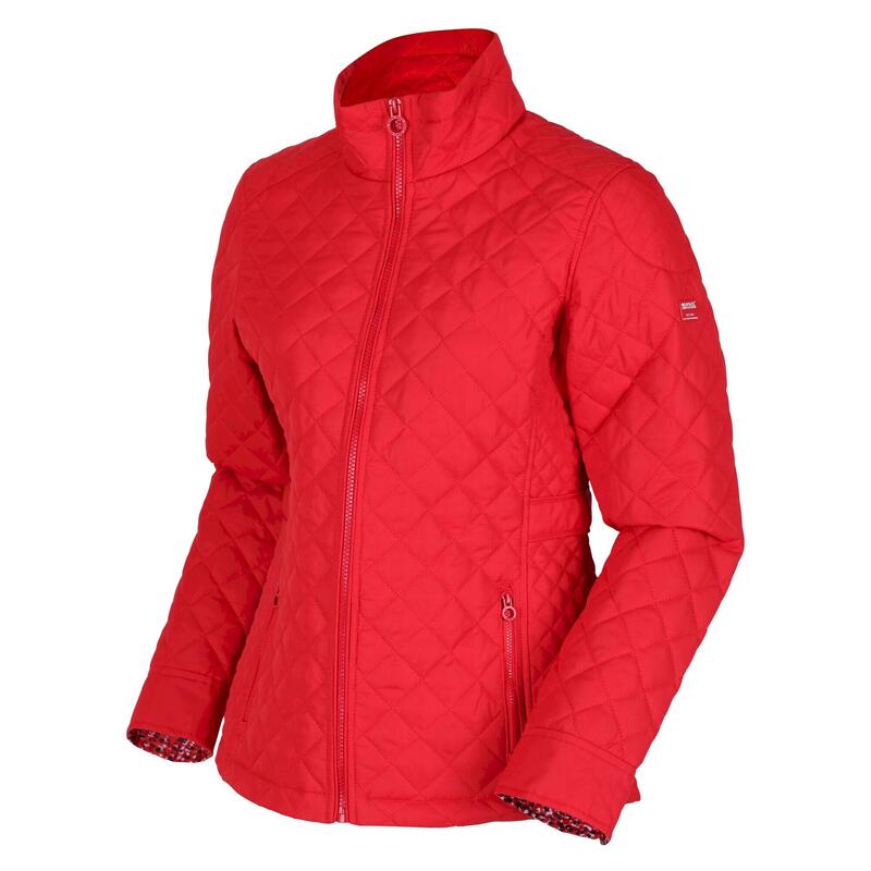 Chaqueta Aislante Charleigh de Acolchado para Mujer Rojo Real