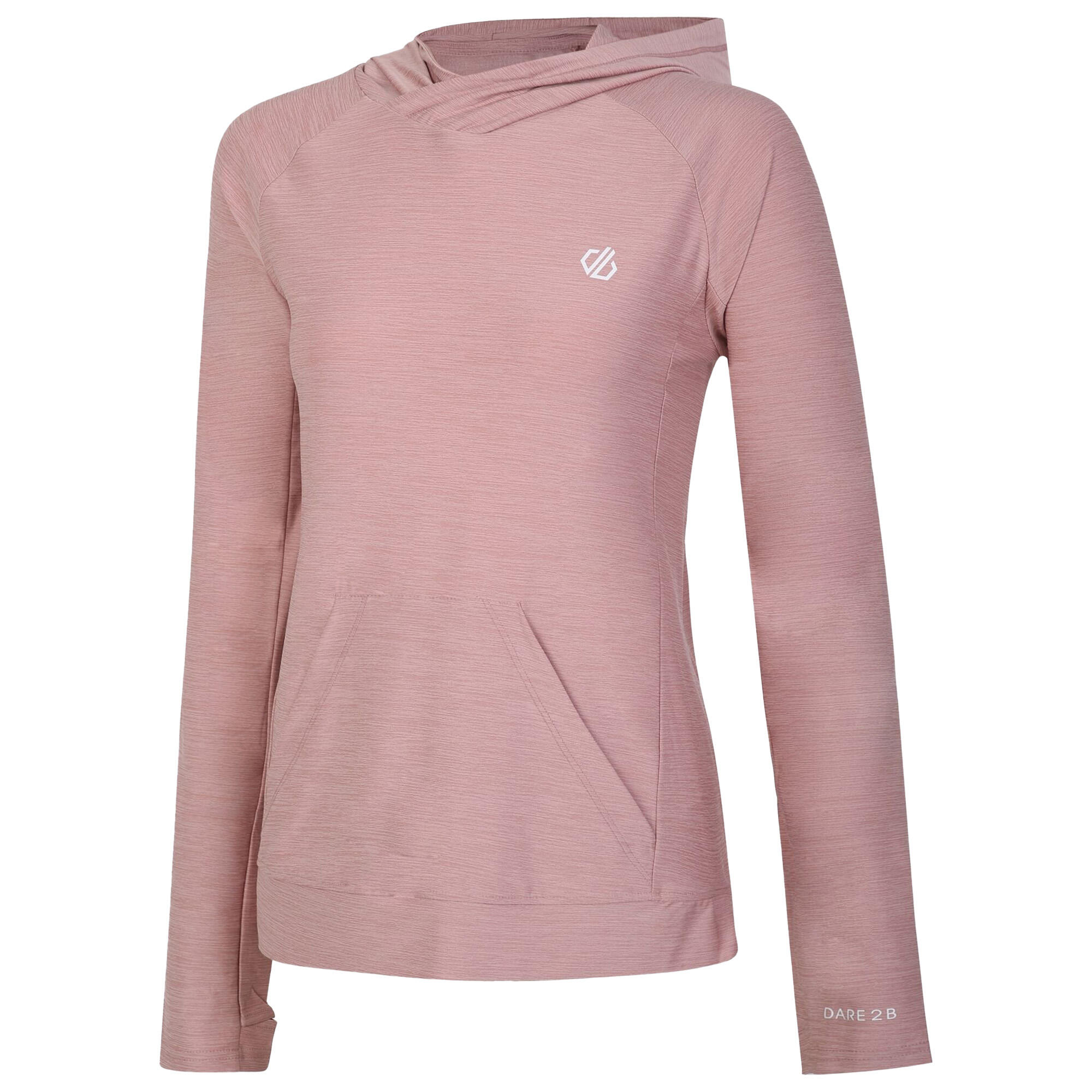 Womens/Ladies Laura Whitmore Sprint City Marl Lightweight Hoodie (Moonlight 3/5