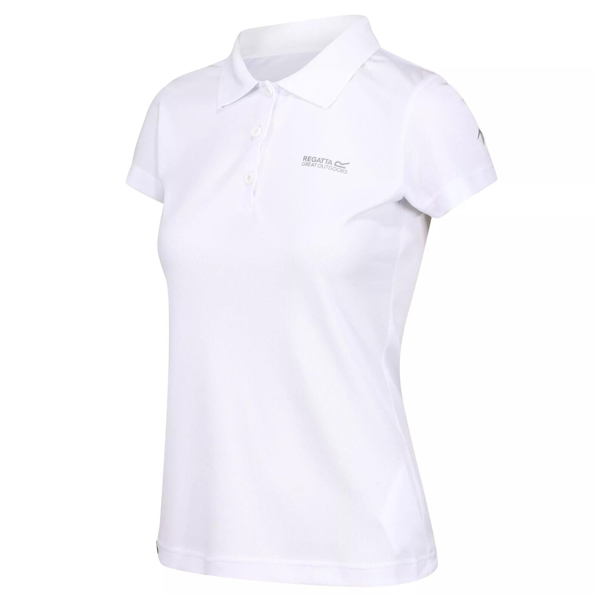 REGATTA Womens/Ladies Maverick V Polo Shirt (White)