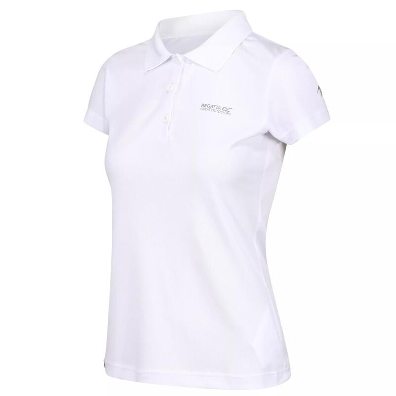 Polo manches courtes MAVERICK Femme (Blanc)