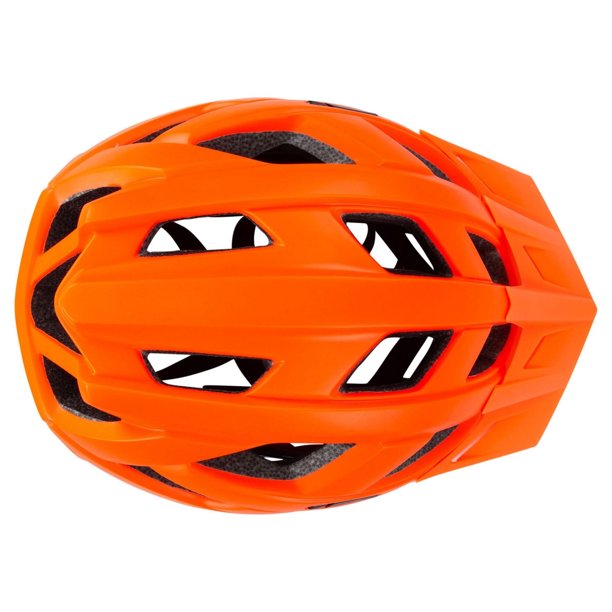 Fahrradhelm Zrpokit für Erwachsene Damen und Herren Neon Rot 3/4