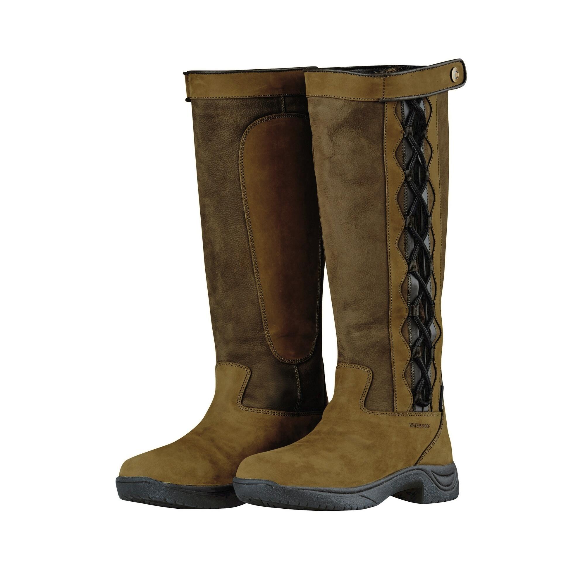Adults Unisex Pinnacle Leather Boots II (Chocolate) 2/5