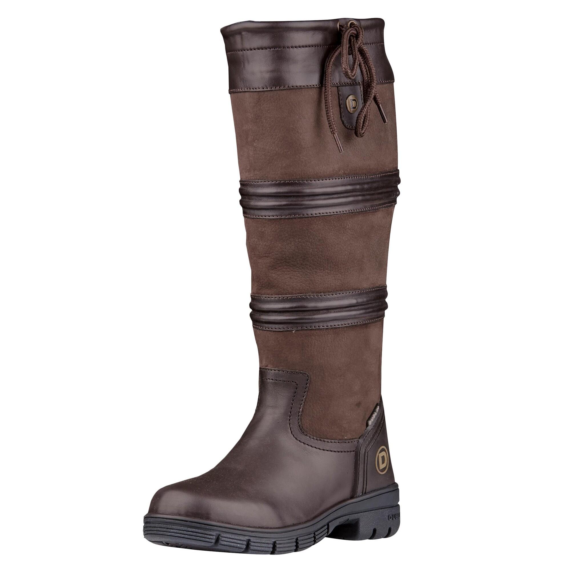 DUBLIN Unisex Adult Husk II Leather Jodhpur Boots (Chocolate Brown)