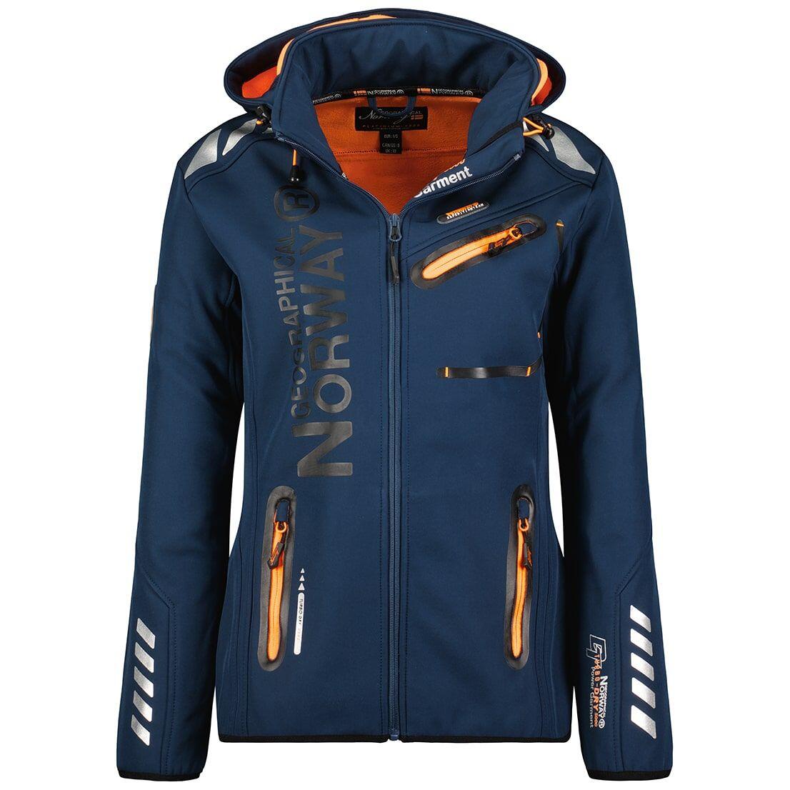 Softshell para mujer Geographical Norway Reine azul marino y