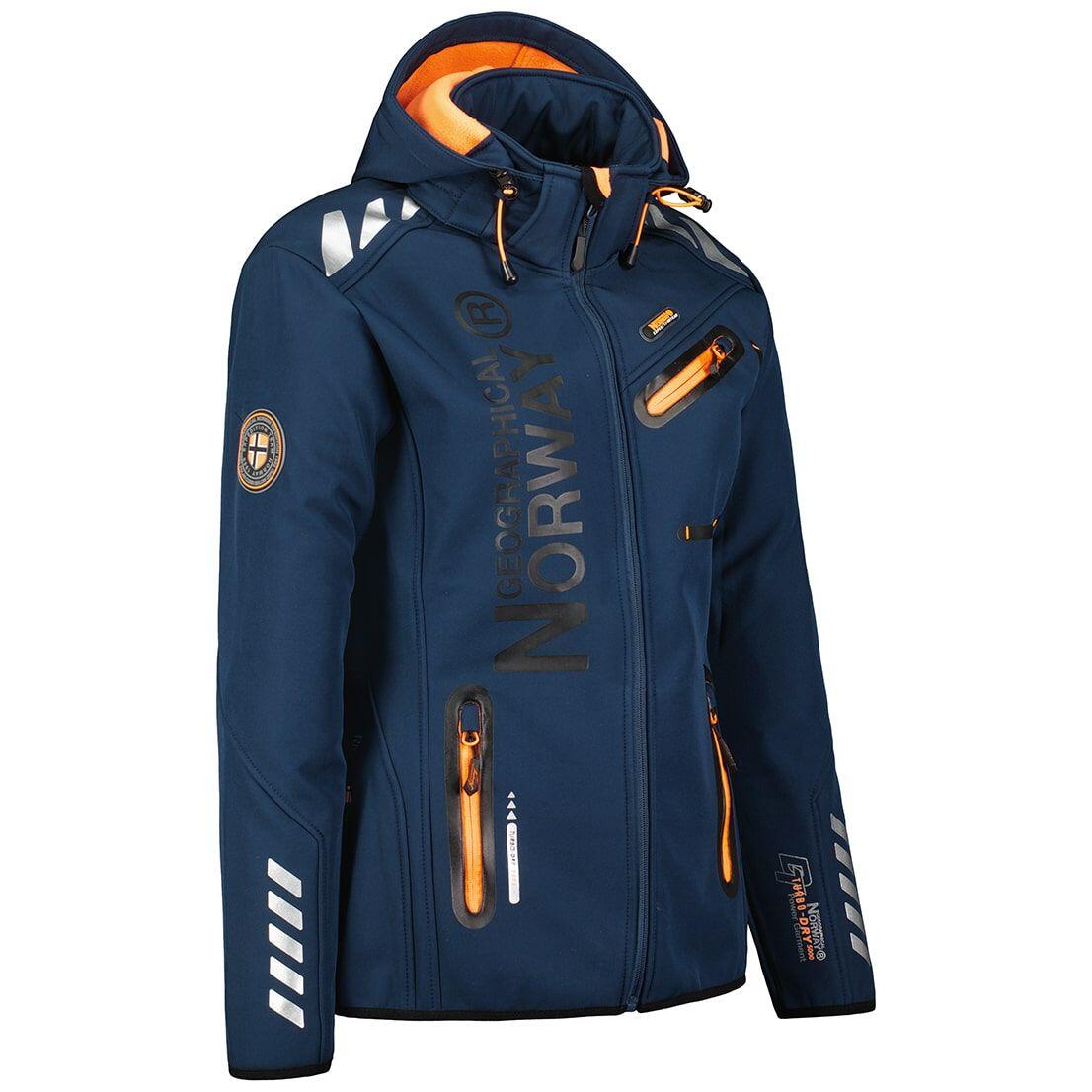 Softshell para mujer Geographical Norway Reine azul marino y