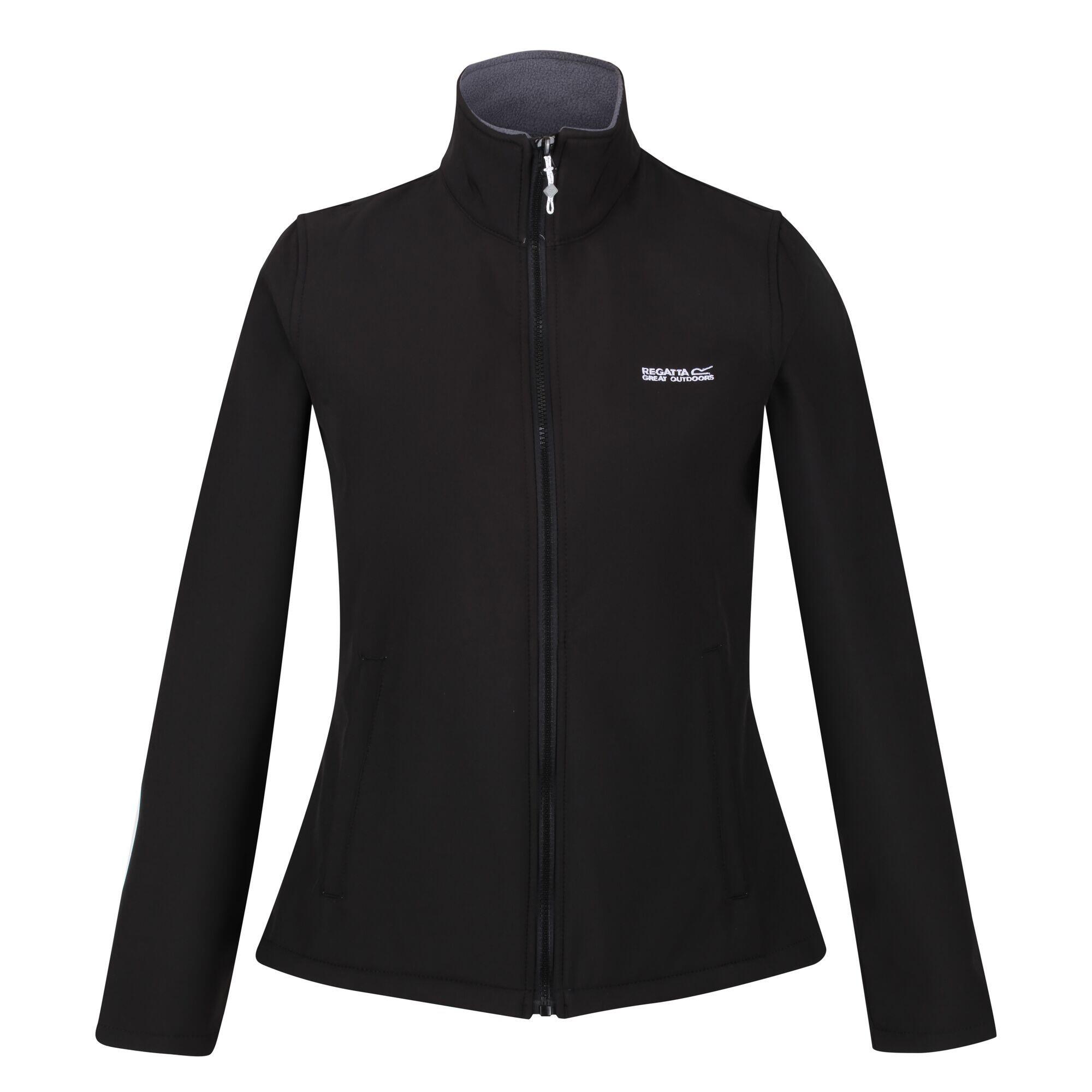 REGATTA Womens/Ladies Connie V Softshell Walking Jacket (Black)