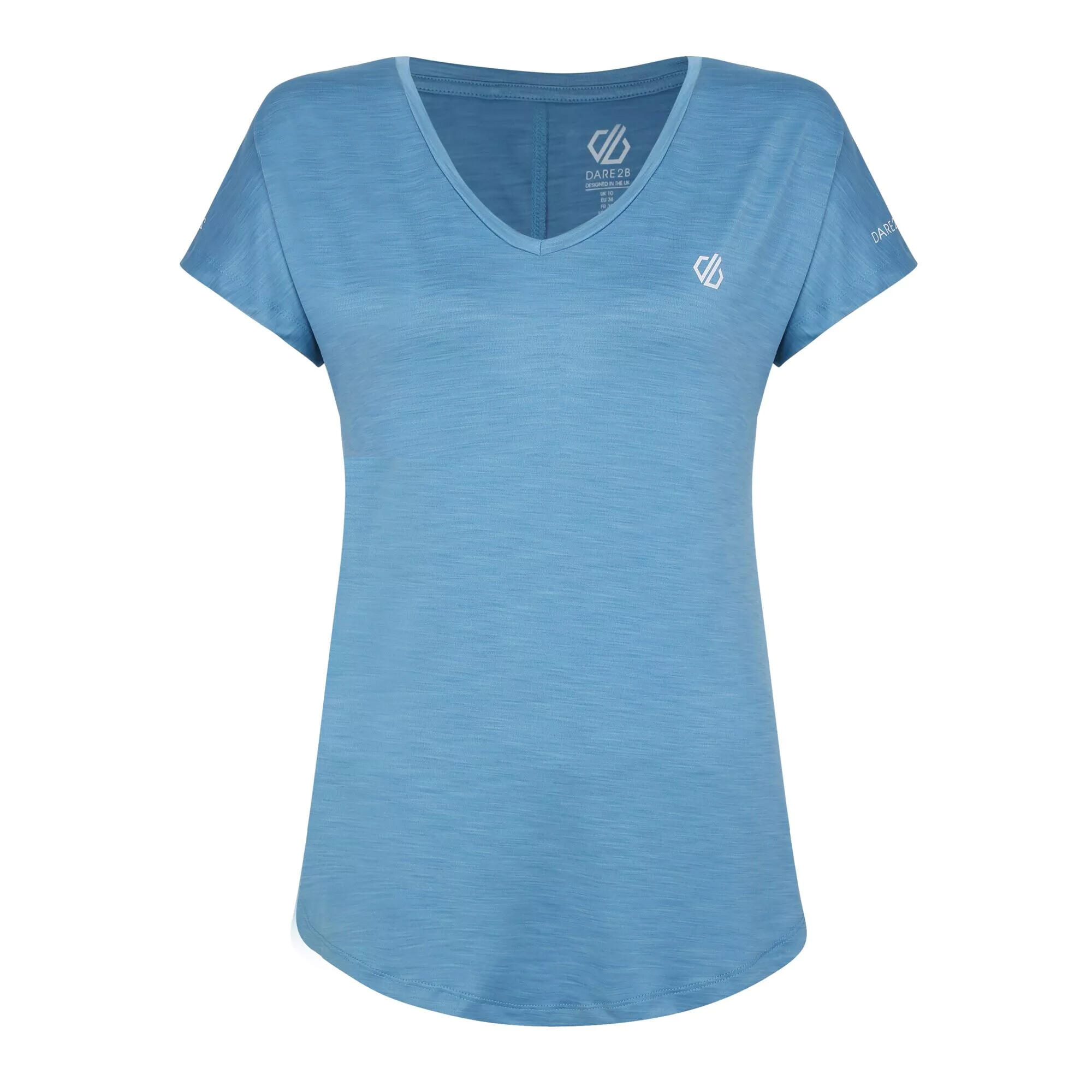 Womens/Ladies Active TShirt (Niagra Blue) 1/5