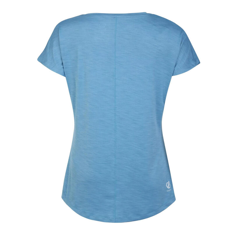 T-Shirt para Desportivo Mulher Azul Niagra