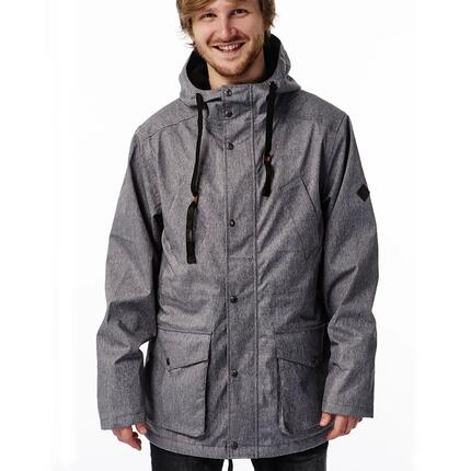 Ski-/Snowboard/ Street Winterjacke Herren - SUMMIT grey heather
