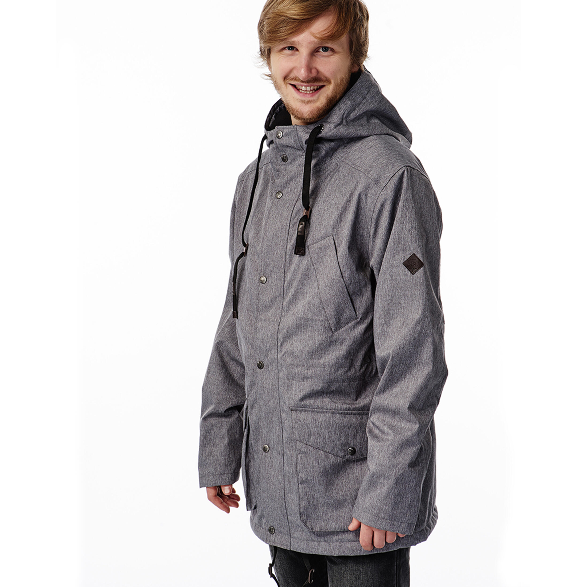 Ski-/Snowboard/ Street Winterjacke Herren - SUMMIT grey heather 2/5