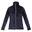 Dames Heloise Marl Full Zip Fleece Jas (Marine Rimpeling)