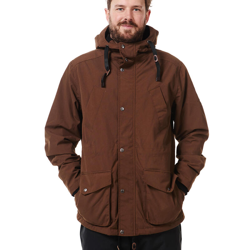 Ski-/Snowboard/ Street Winterjacke Herren - SUMMIT dark brown