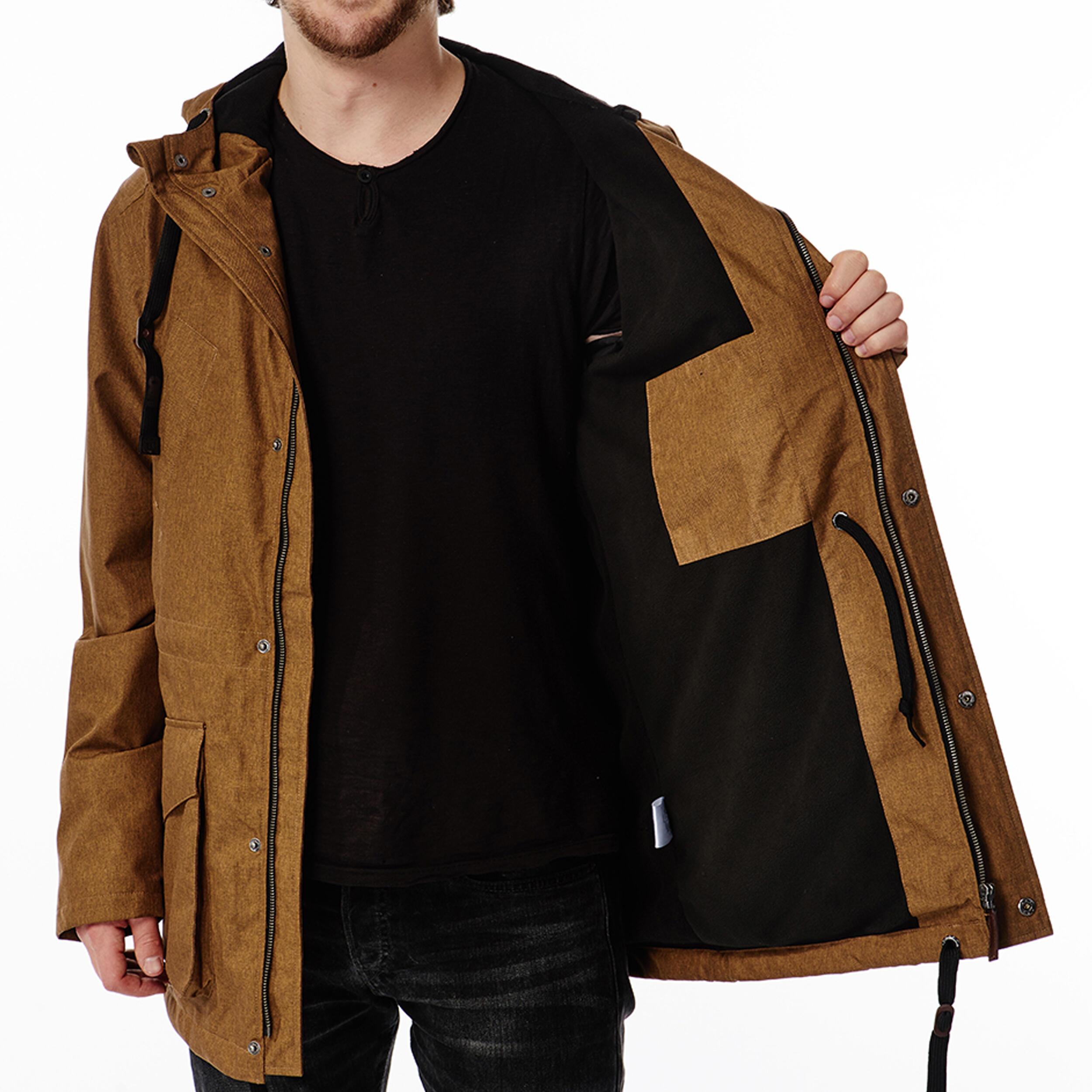 Ski-/Snowboard/ Street Winterjacke Herren - SUMMIT rubber 3/4