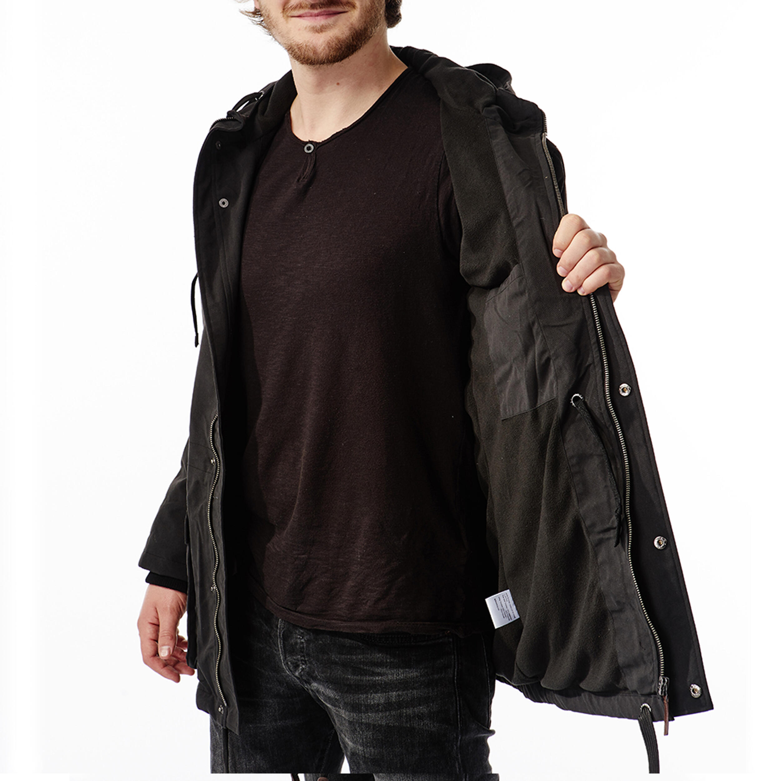 Ski-/Snowboard/ Street Winterjacke Herren - SUMMIT black 4/5