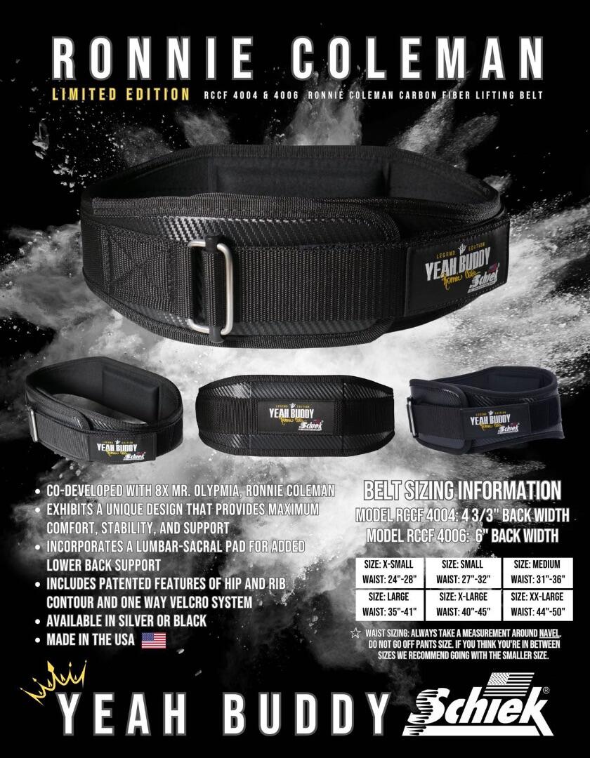 Ronnie Coleman "Legend Edition" Ceinture de Levage de Carbone Modèle RCCF4006 5/7