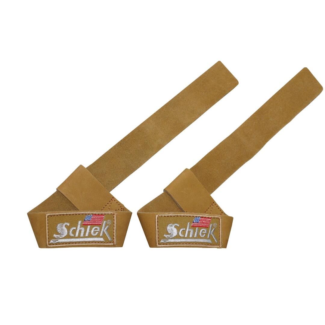 SCHIEK SPORT'S INC. USA 100% Leather Lifting Straps Model 1000LLS