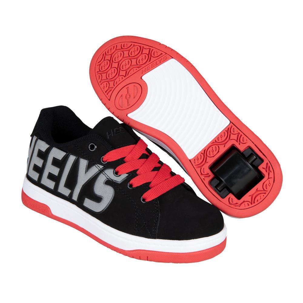 HEELYS Split Black/Red Kids Heely Shoe