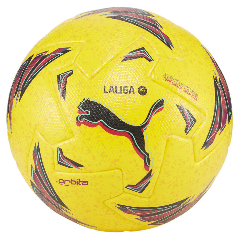Balón de fútbol Orbita La Liga 1 PUMA Dandelion Multi Colour Yellow