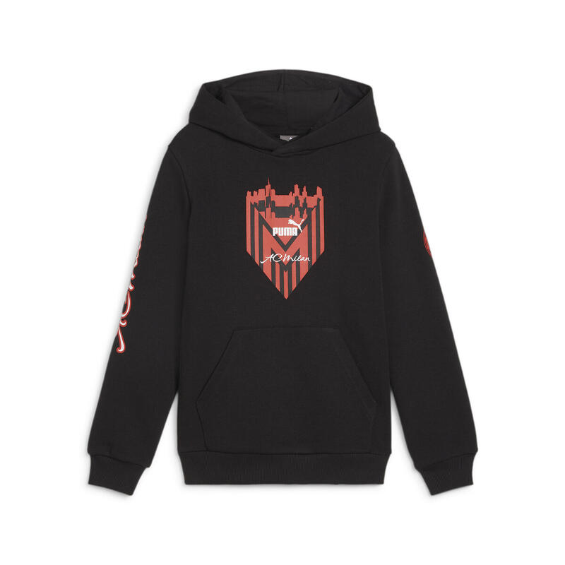 AC Milan Ftblicons Hoodie Jugendliche PUMA Black