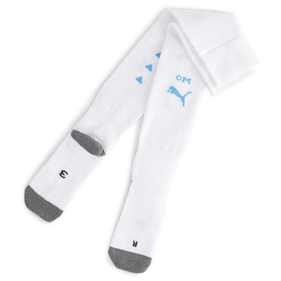 Calzettoni da calcio Olympique de Marseille PUMA Clyde Royal White Blue