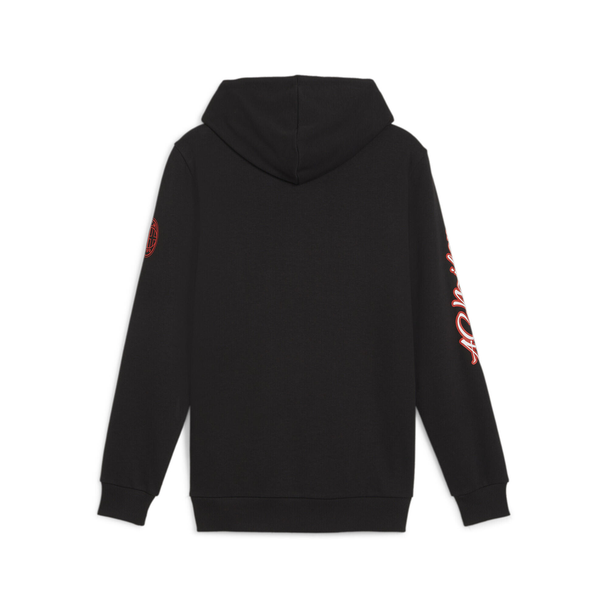 Felpa con cappuccio AC Milan Ftblicons PUMA Black 6/6