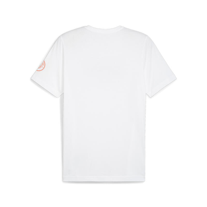 Camiseta Manchester City Ftblicons PUMA White Cayenne Pepper Orange