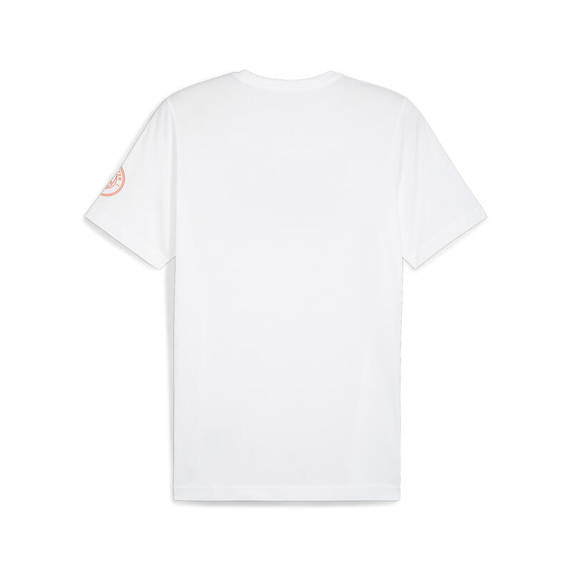 T-shirt Ftblicons Manchester City PUMA White Cayenne Pepper Orange
