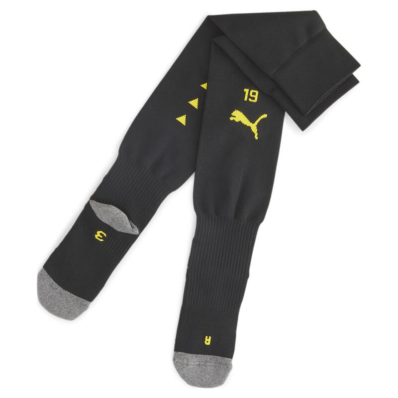 Borussia Dortmund Geschichtete Fußballsocken Herren PUMA Black Cyber Yellow