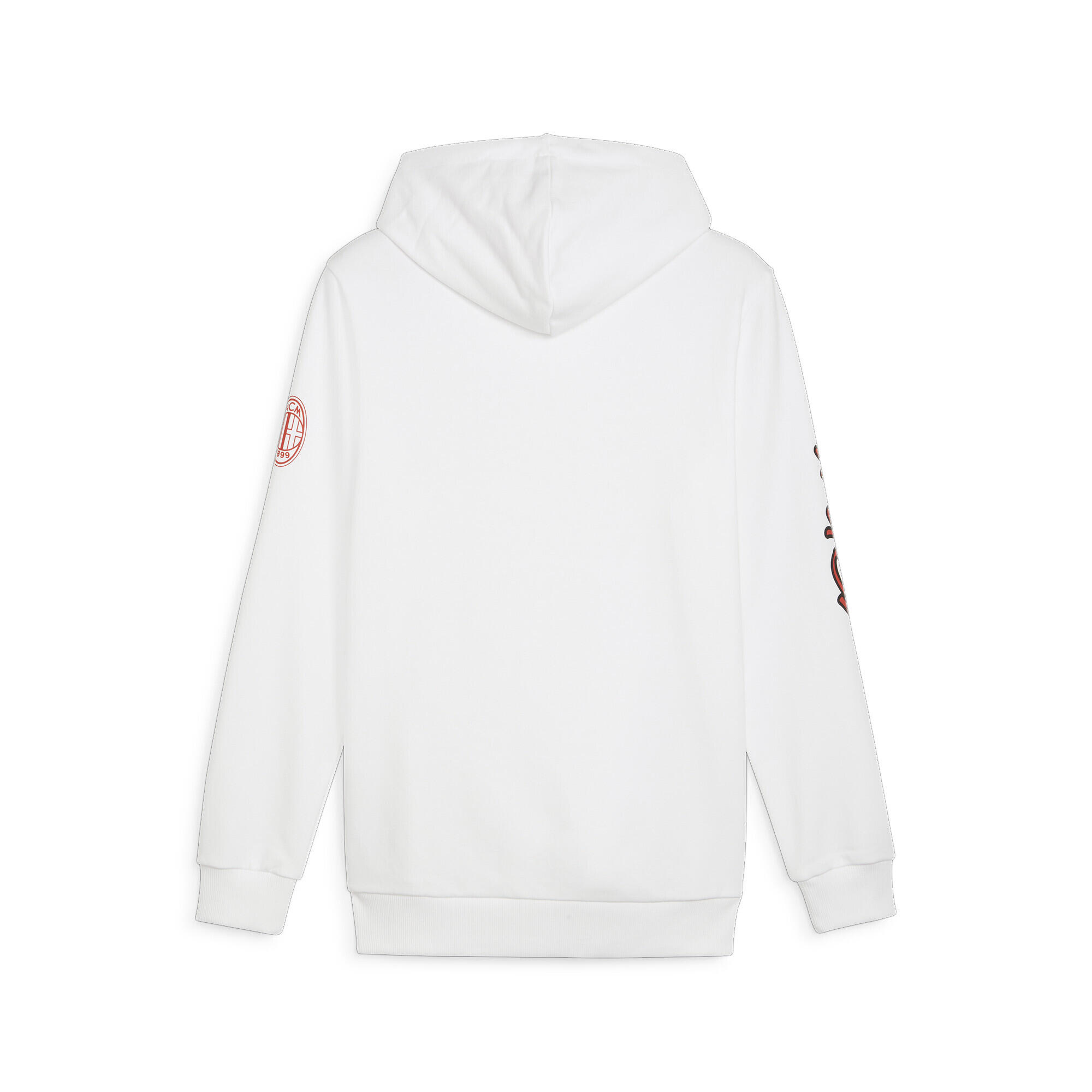 Felpa con cappuccio AC Milan Ftblicons PUMA White 6/6