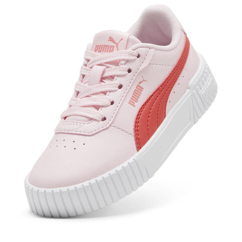 Sneakers Carina 2.0 da bambina PUMA Whisp Of Pink Active Red White