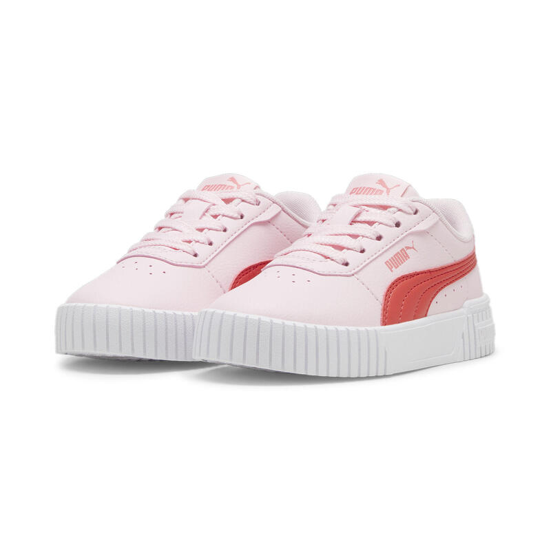 Baskets Carina 2.0 Enfant PUMA Whisp Of Pink Active Red White