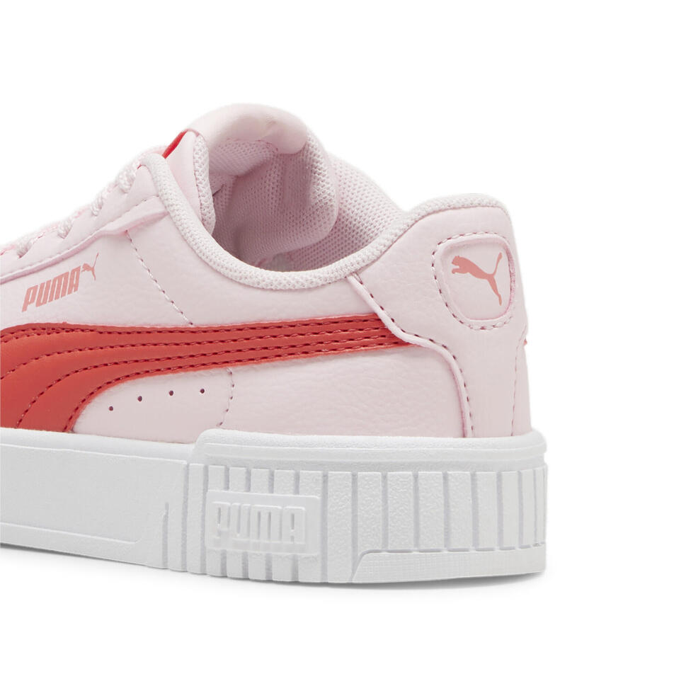 Dziecięce sneakersy Carina 2.0 PUMA Whisp Of Pink Active Red White