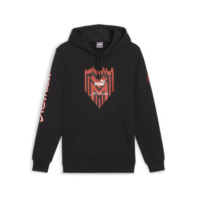 Felpa con cappuccio AC Milan Ftblicons PUMA White
